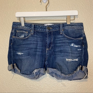 Paige Jimmy Jimmy Short Distressed Jean Shorts‎ Size 27
